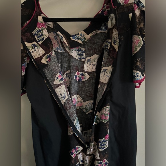 Vintage RM Hawaiian Floral Made in Hawaii Muumuu Dress Size L - Picture 5 of 13